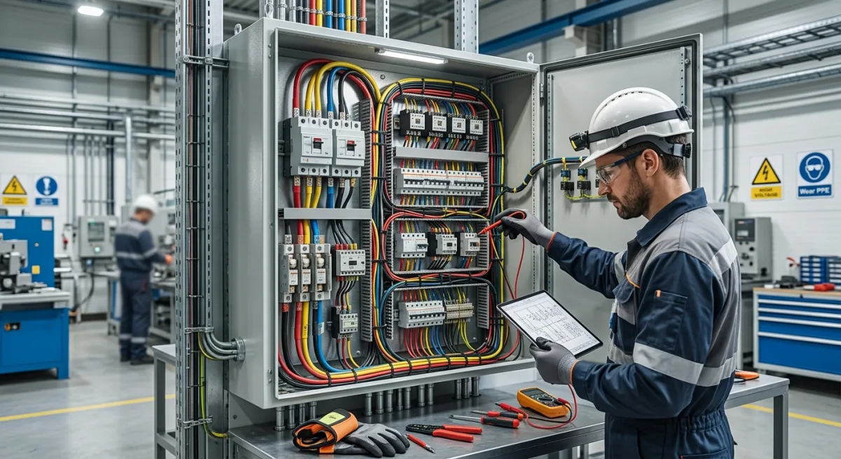 تابلو توزیع برق صنعتی: طراحی، نصب و استانداردهای ایمنی